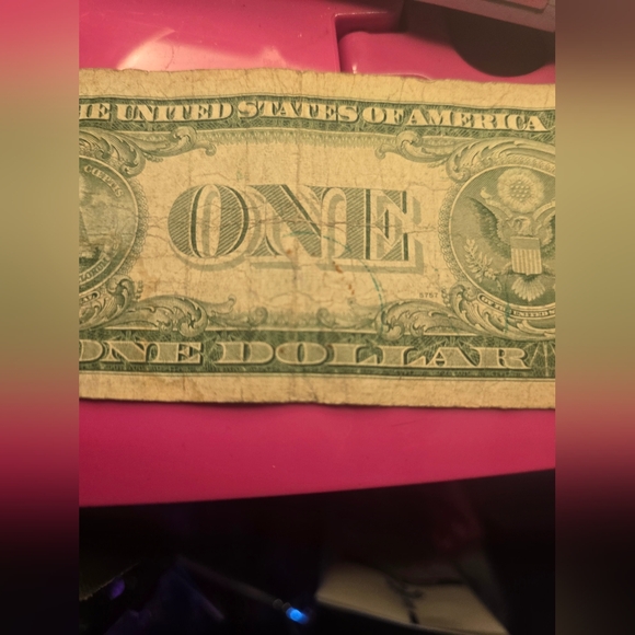 1935 series E silver certificate 1$ error bill - Picture 9 of 16